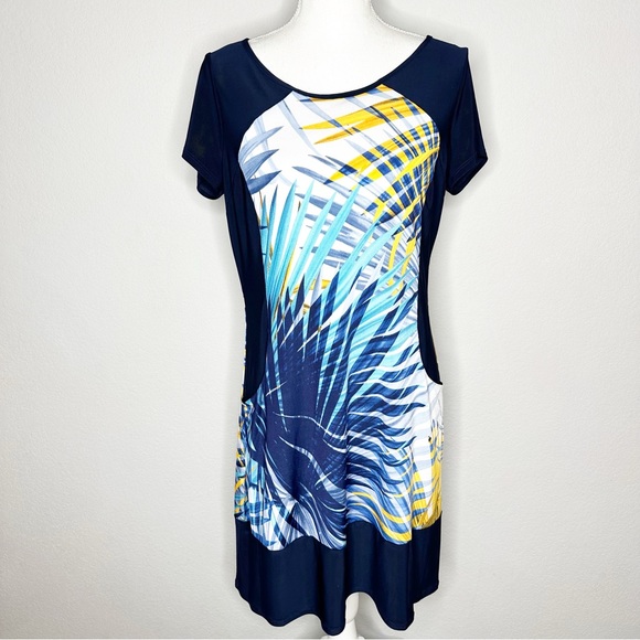 Pretty Woman Short Sleeve Dress With Pockets Size M - Picture 2 of 11